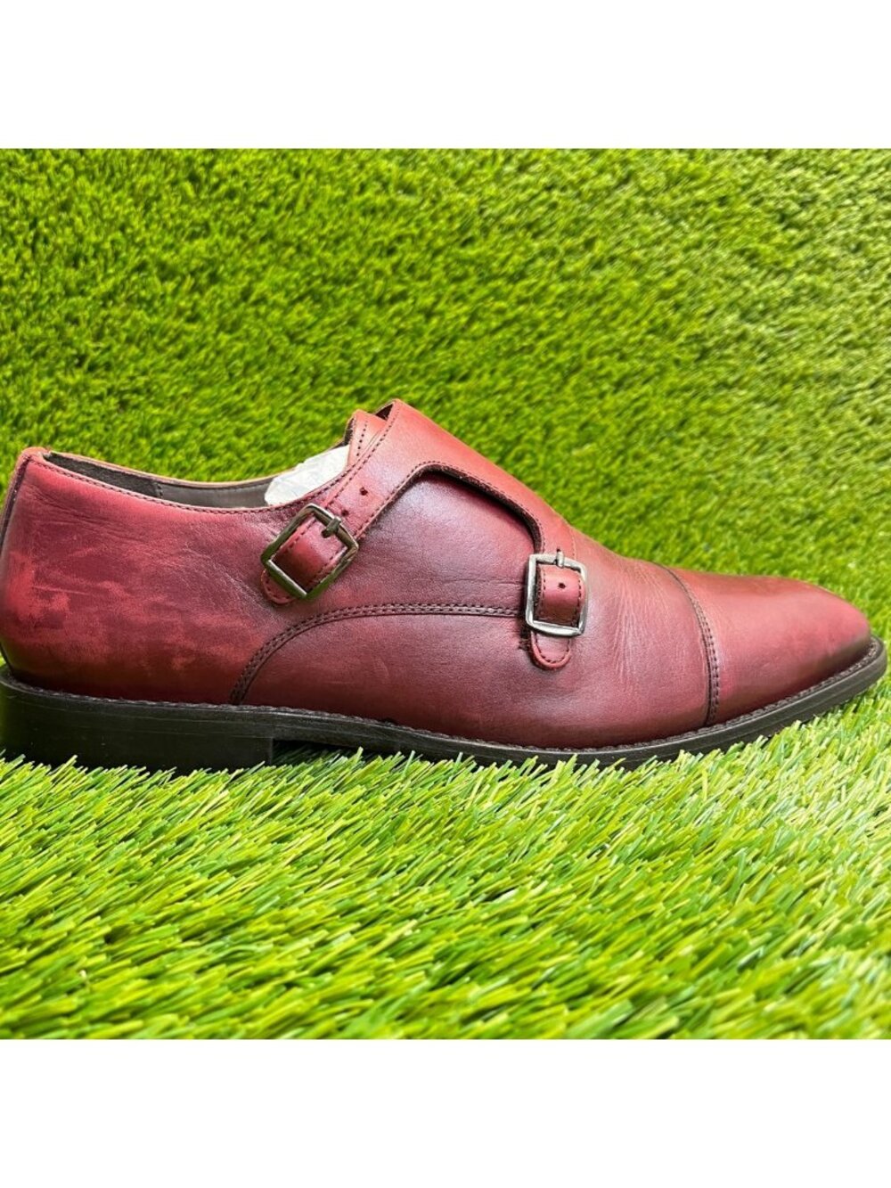 Anthony Veer Roosevelt II Goodyear Welt Mens Size 10.5 Classic Monk Strap Shoes